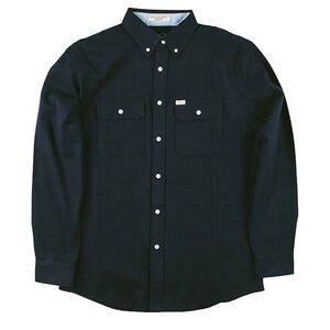MATIX men’s dark blue flannel slim fit size L